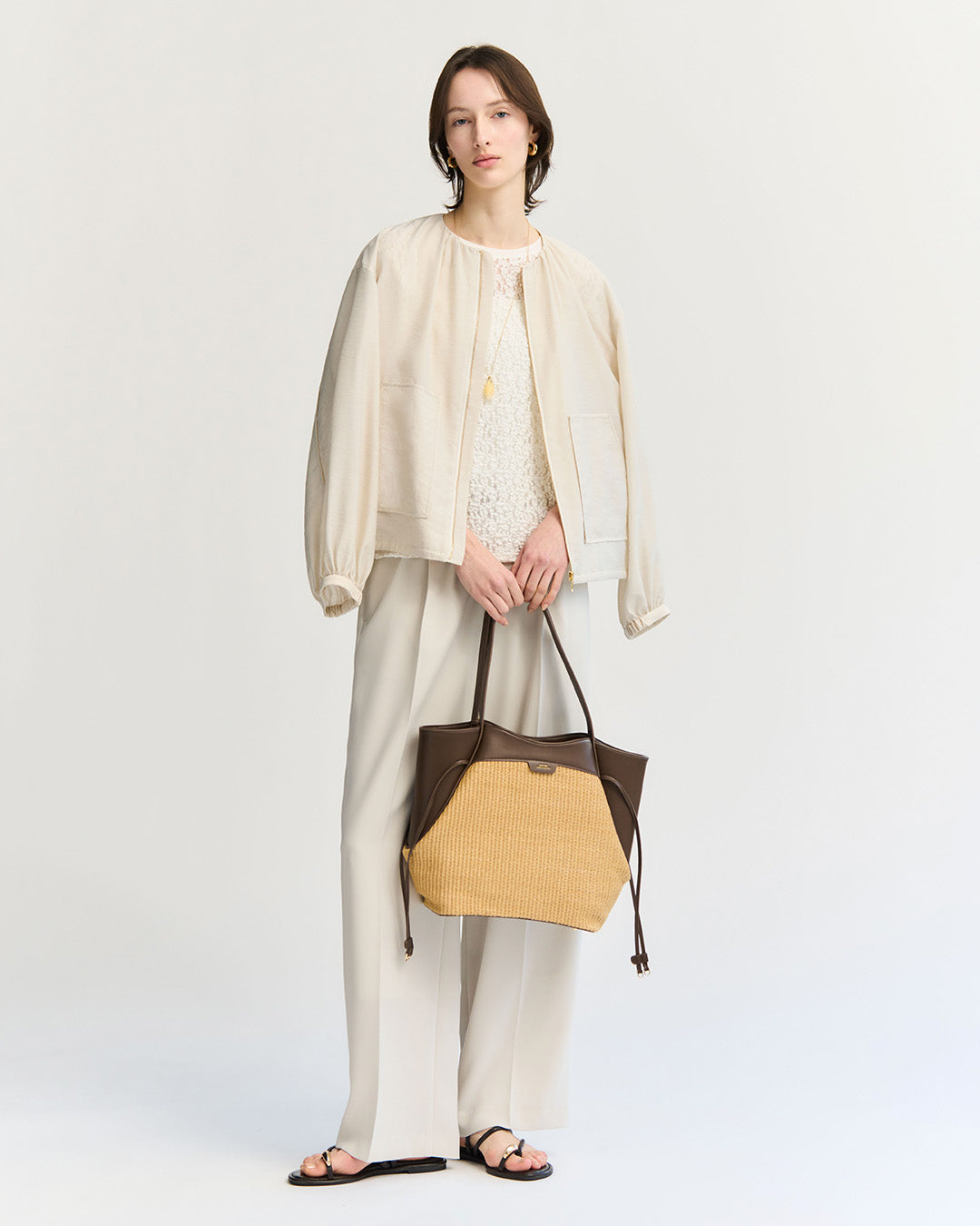 Oggi掲載　2026春夏　新品タグ付き　23区シアーブルゾン　¥29,920 2026 Summer - April – 23区 オフィシャルサイト